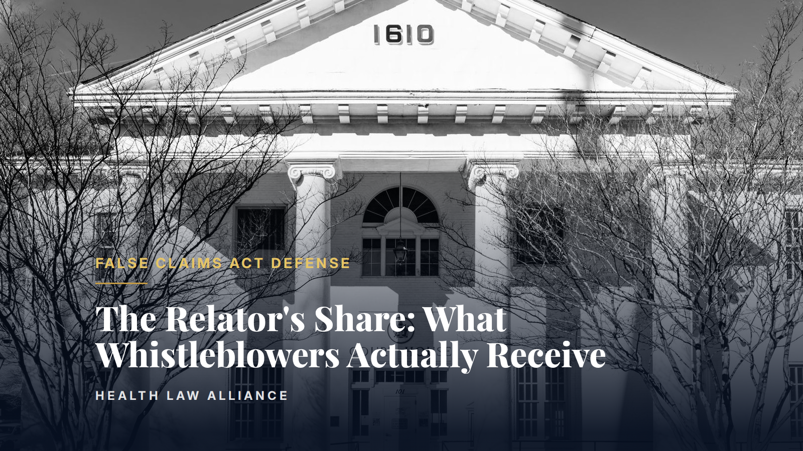 The Relator's Share: What Whistleblowers Actually Receive