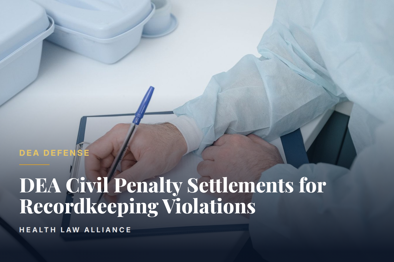 DEA Civil Penalty Settlements for Recordkeeping Violations