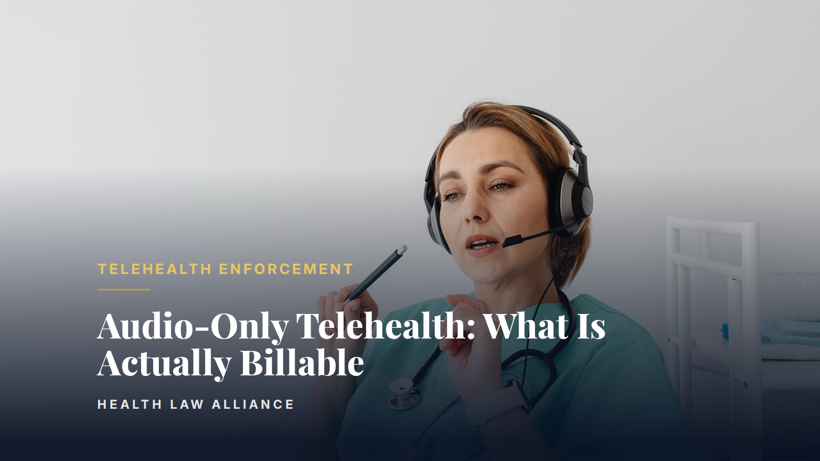 Audio-Only Telehealth: What Is Actually Billable