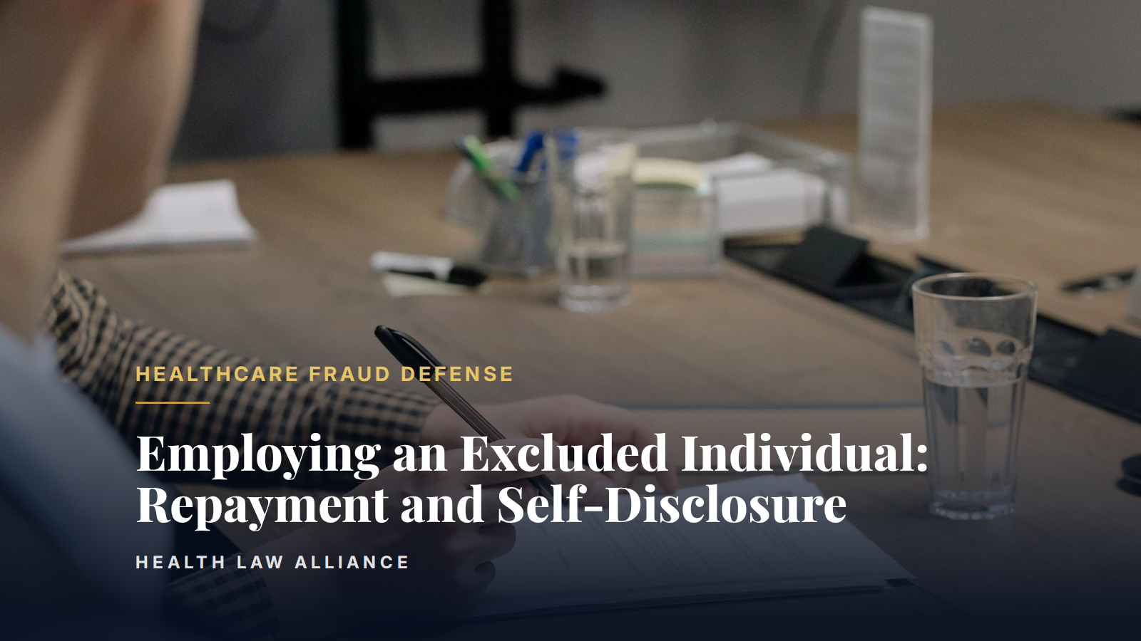 Employing an Excluded Individual: Repayment and Self-Disclosure