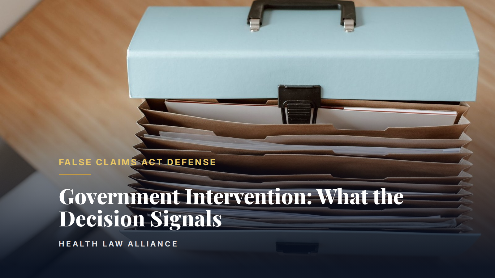 Government Intervention: What the Decision Signals