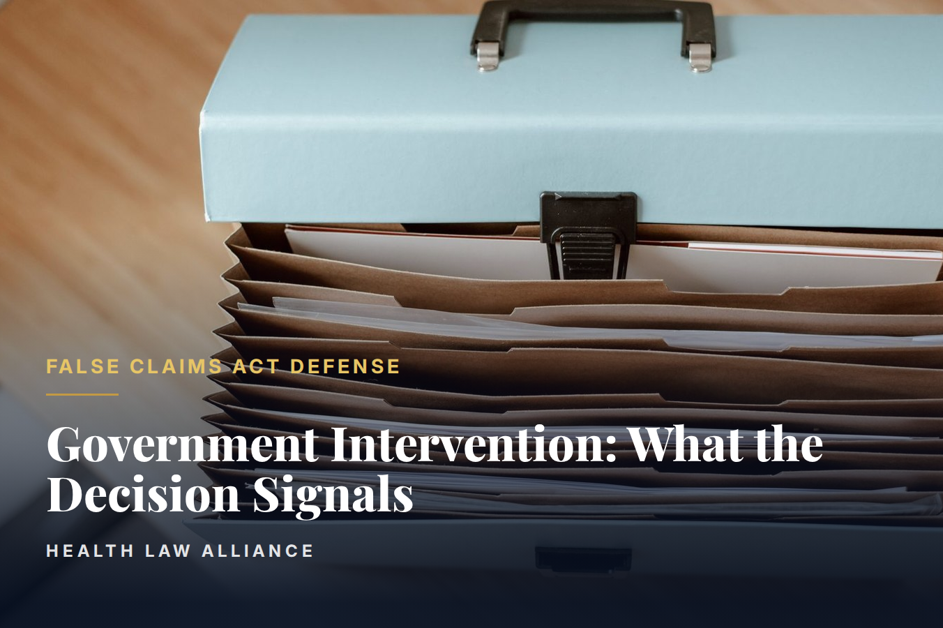 Government Intervention: What the Decision Signals