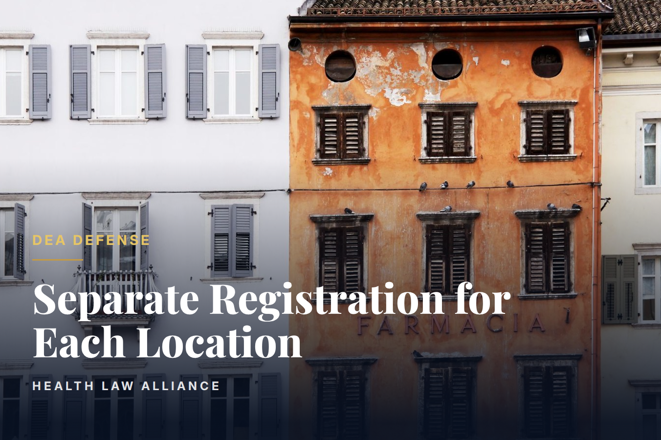 Separate Registration for Each Location