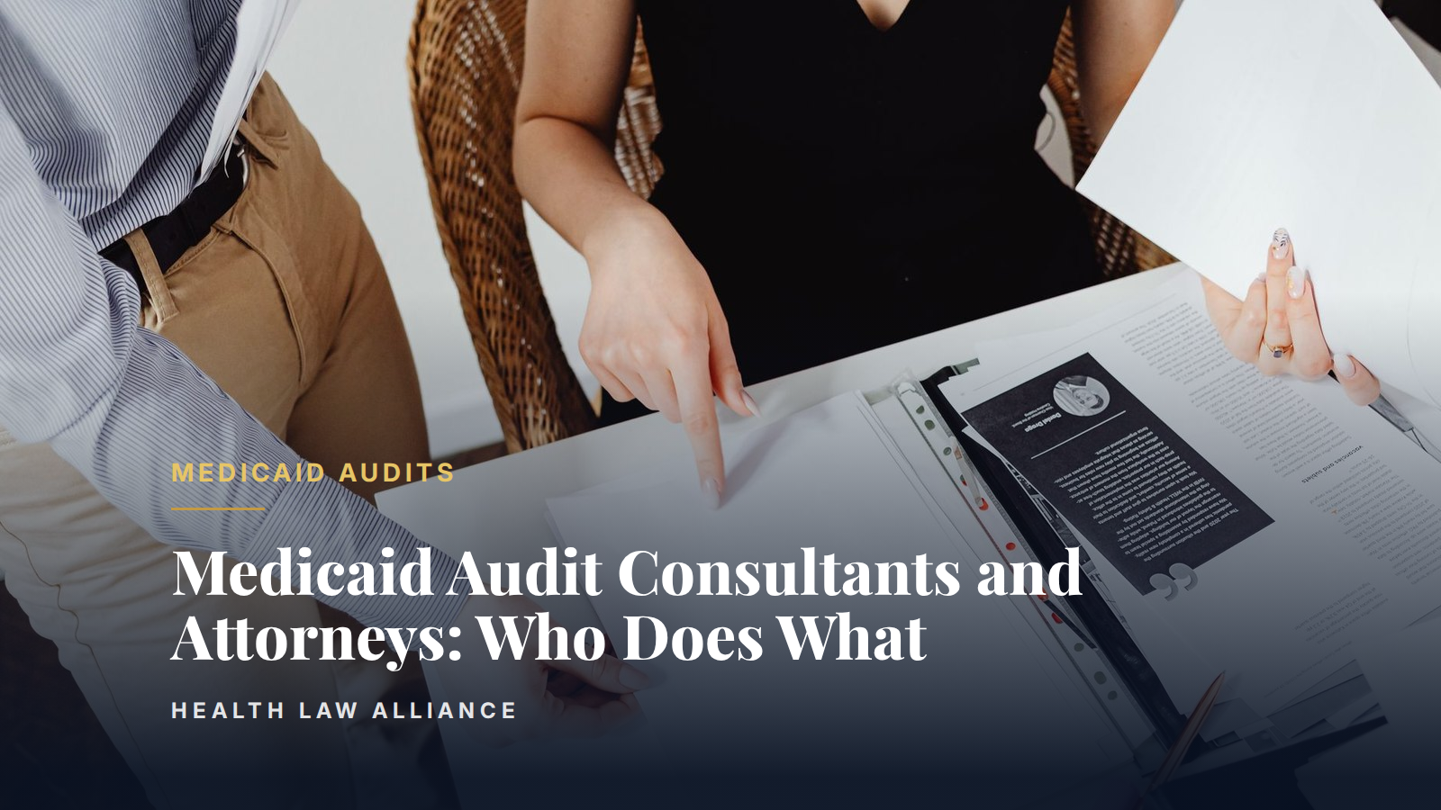 Medicaid Audit Consultants and Attorneys: Who Does What