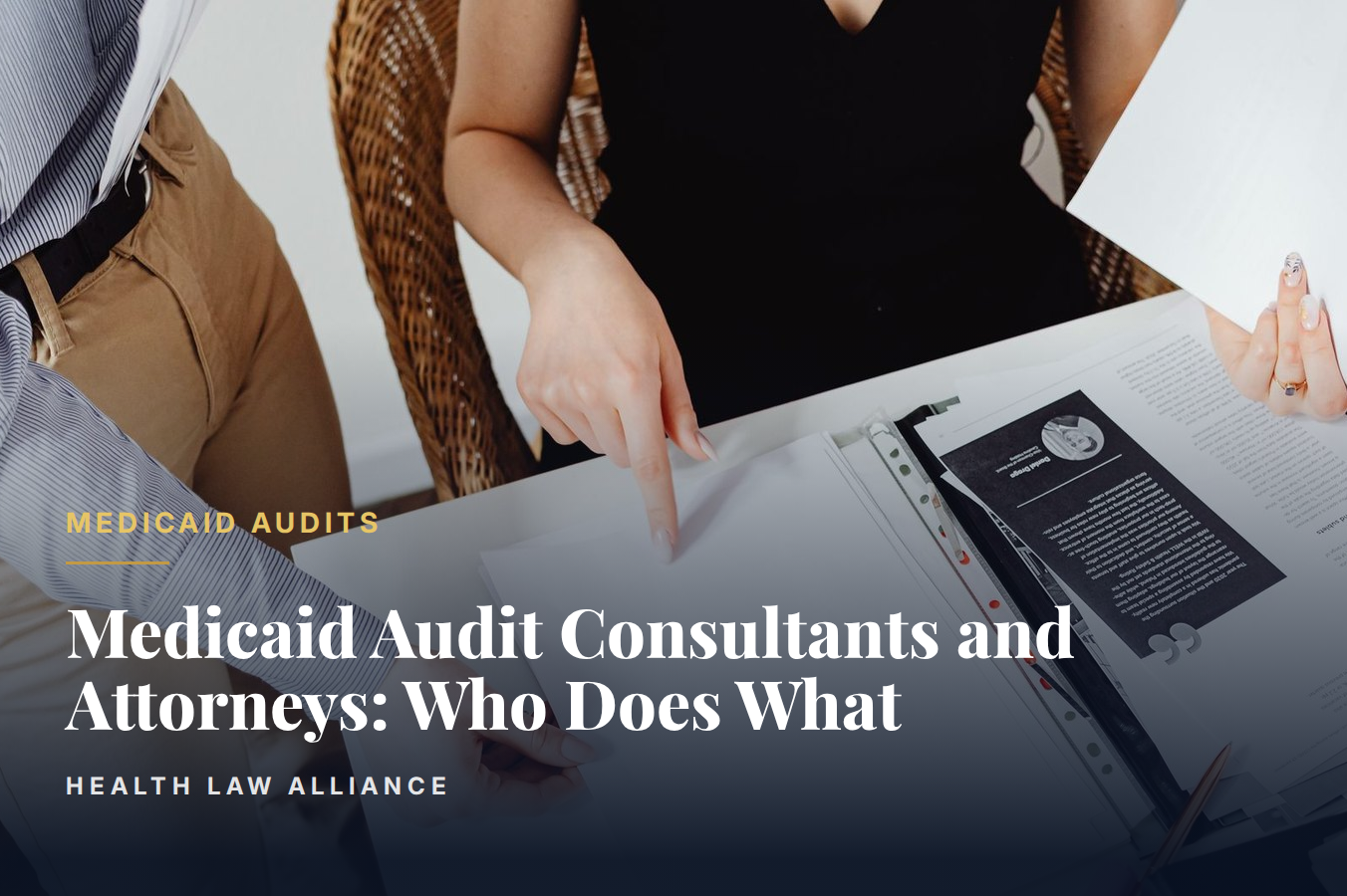 Medicaid Audit Consultants and Attorneys: Who Does What
