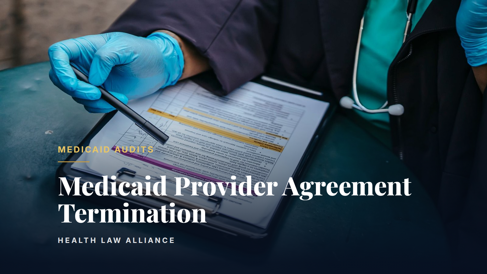 Medicaid Provider Agreement Termination