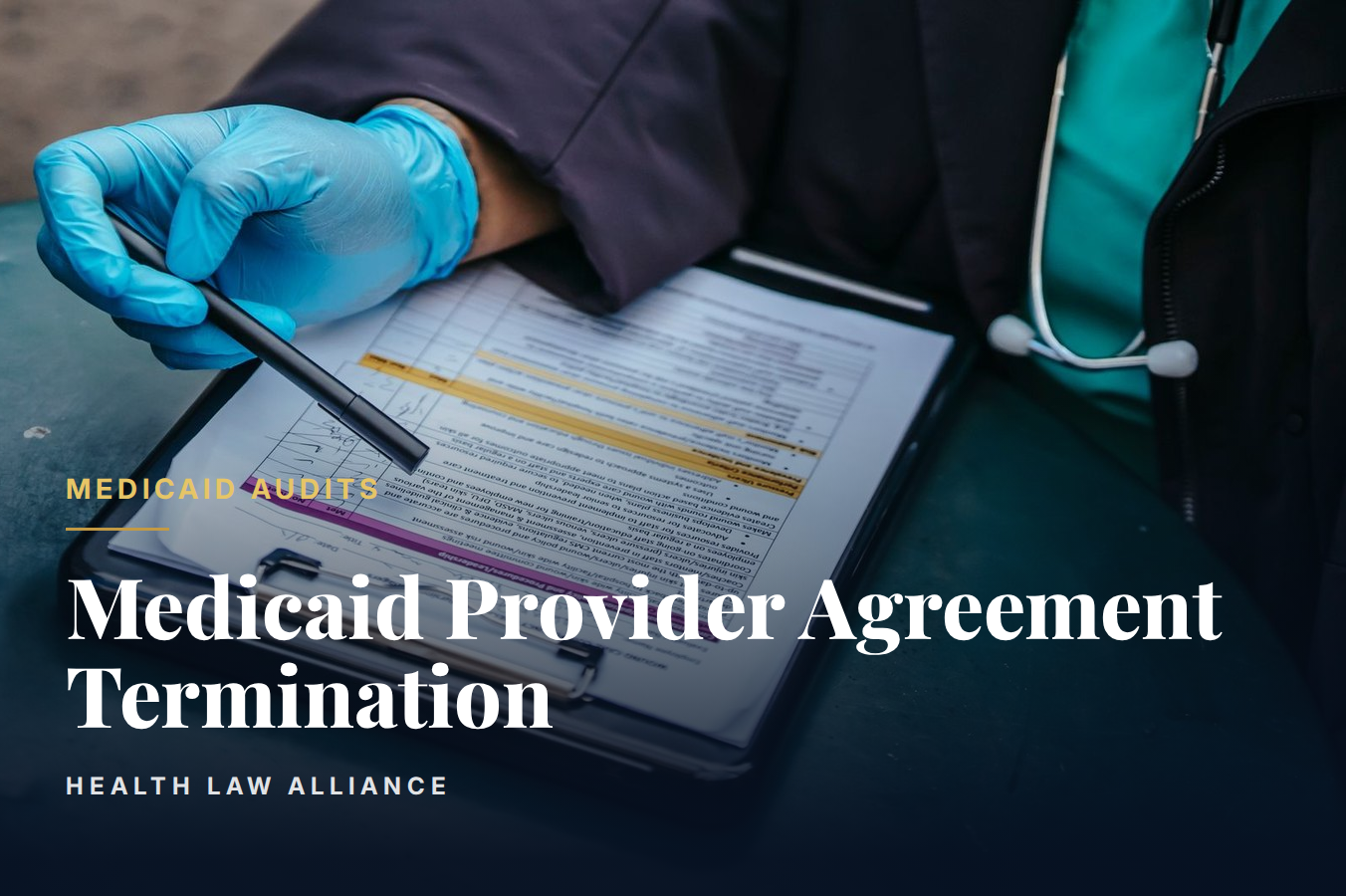 Medicaid Provider Agreement Termination