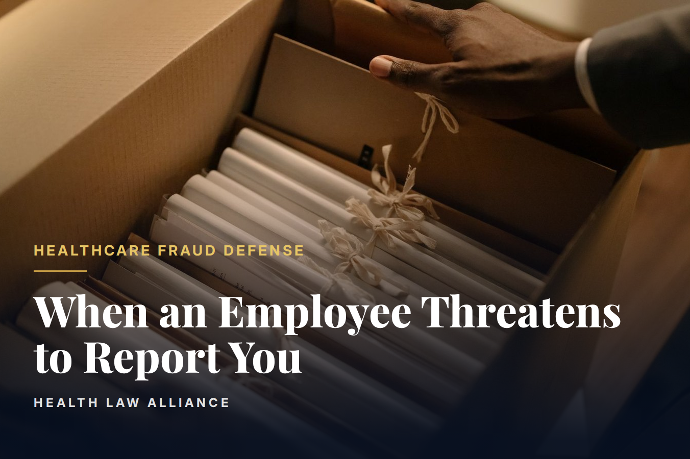 When an Employee Threatens to Report You