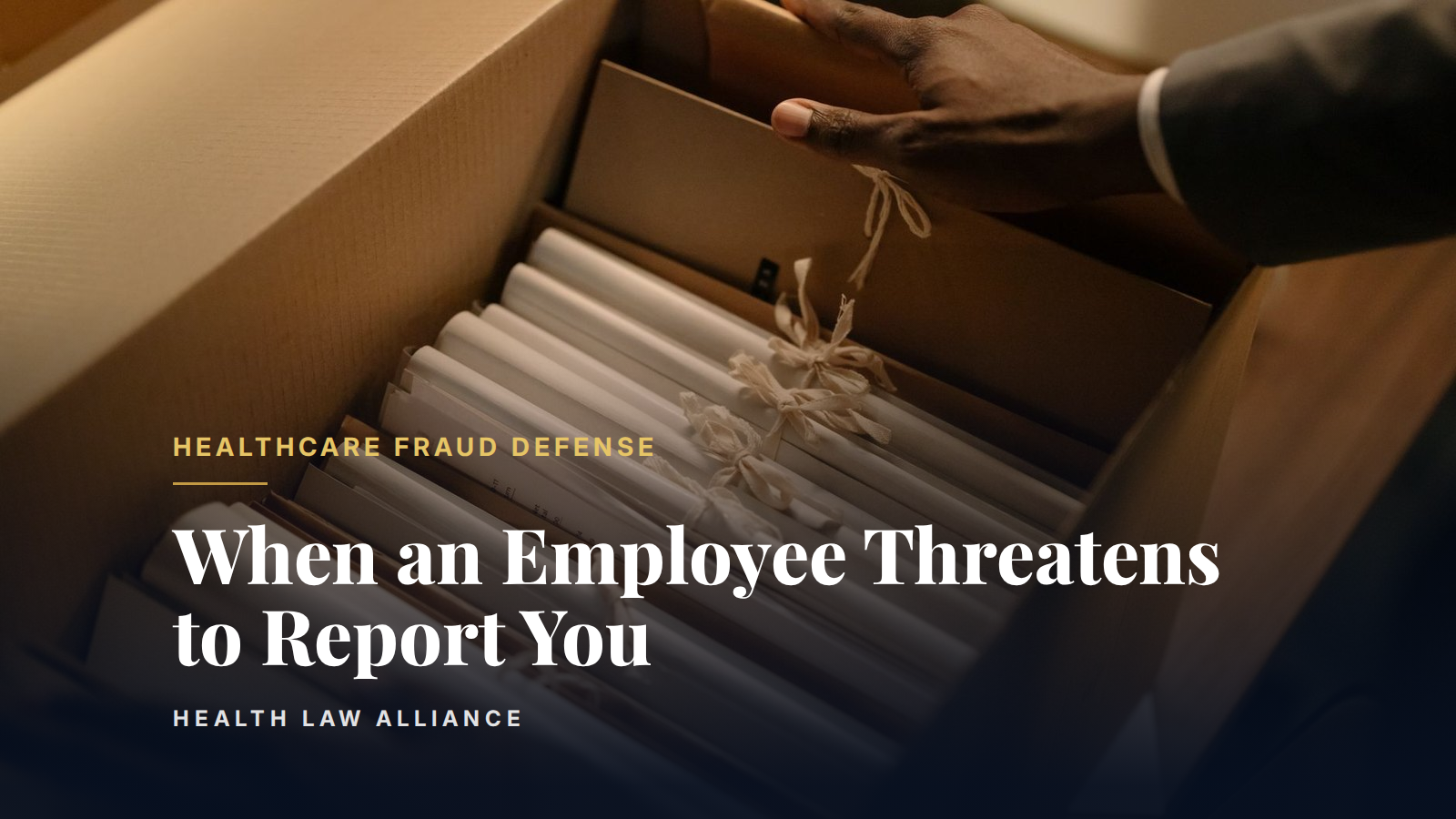 When an Employee Threatens to Report You