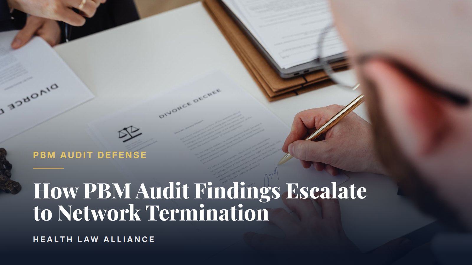 How PBM Audit Findings Escalate to Network Termination