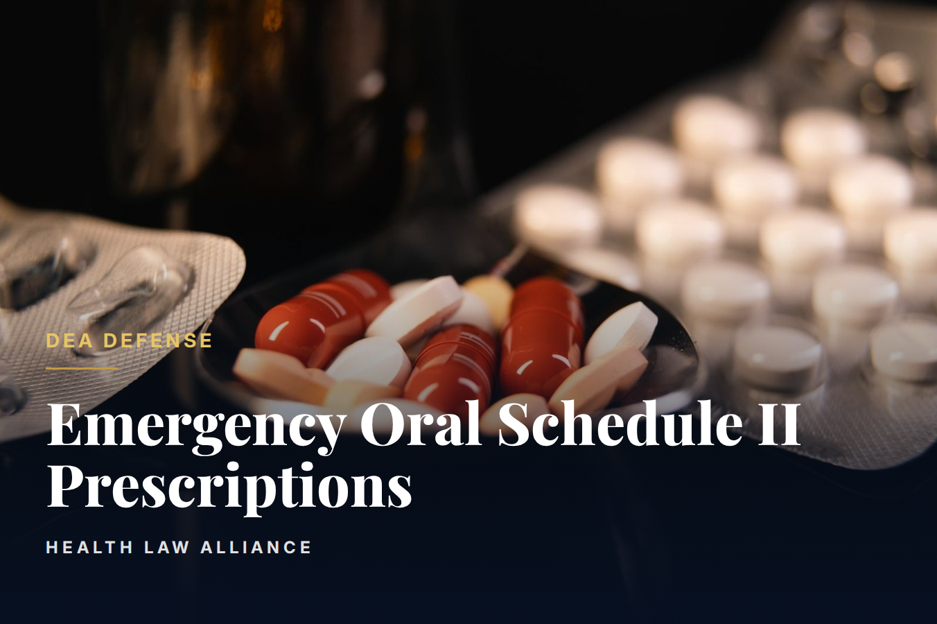 Emergency Oral Schedule II Prescriptions