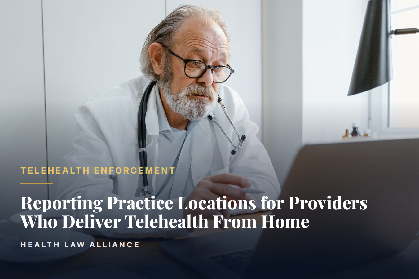 Reporting Practice Locations for Providers Who Deliver Telehealth From Home