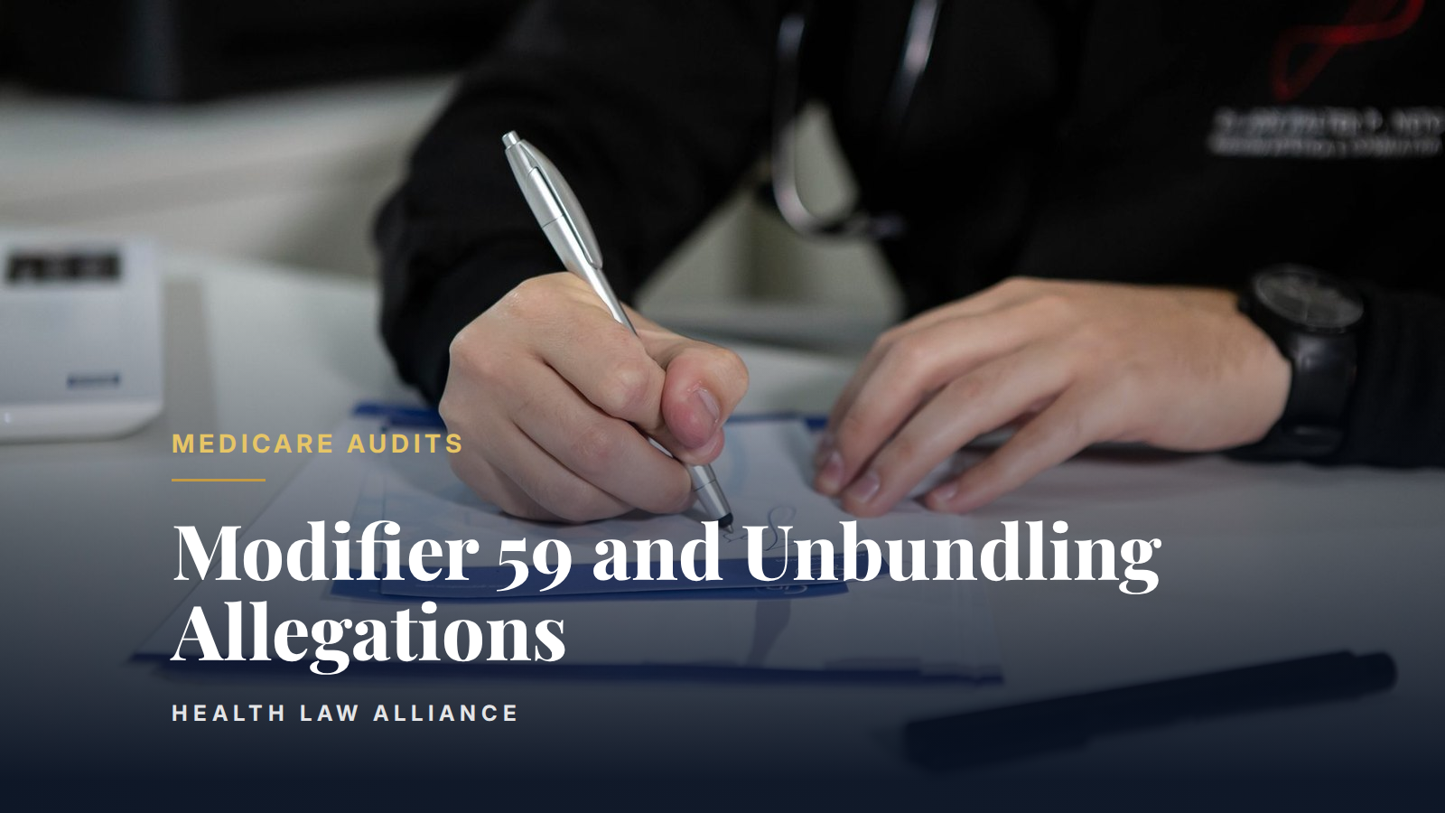Modifier 59 and Unbundling Allegations