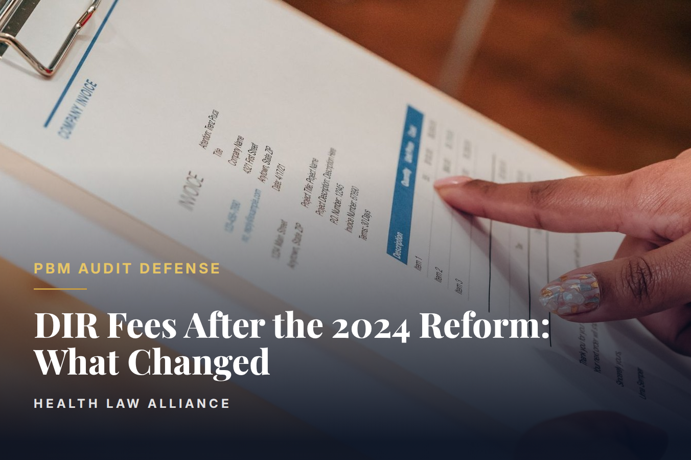 DIR Fees After the 2024 Reform: What Changed