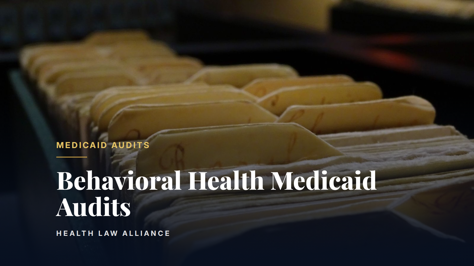 Behavioral Health Medicaid Audits