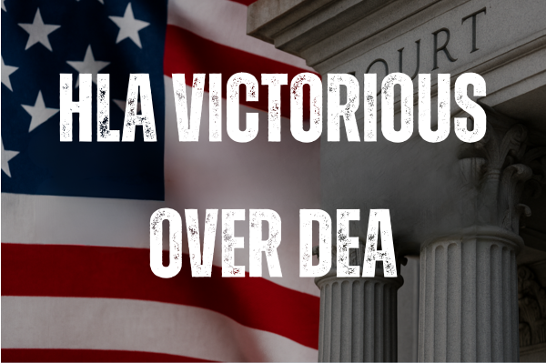 Health Law Alliance Successfully Sues the DEA and its Administrator, Terrance Cole, in Federal Court to Lift Immediate Suspension Order