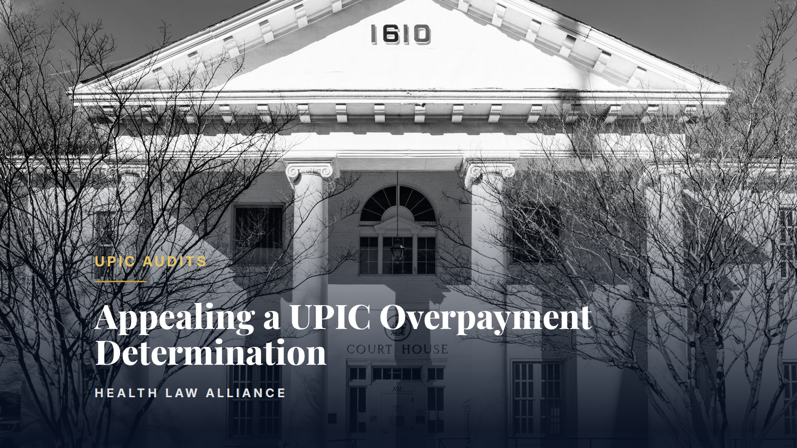 Appealing a UPIC Overpayment Determination