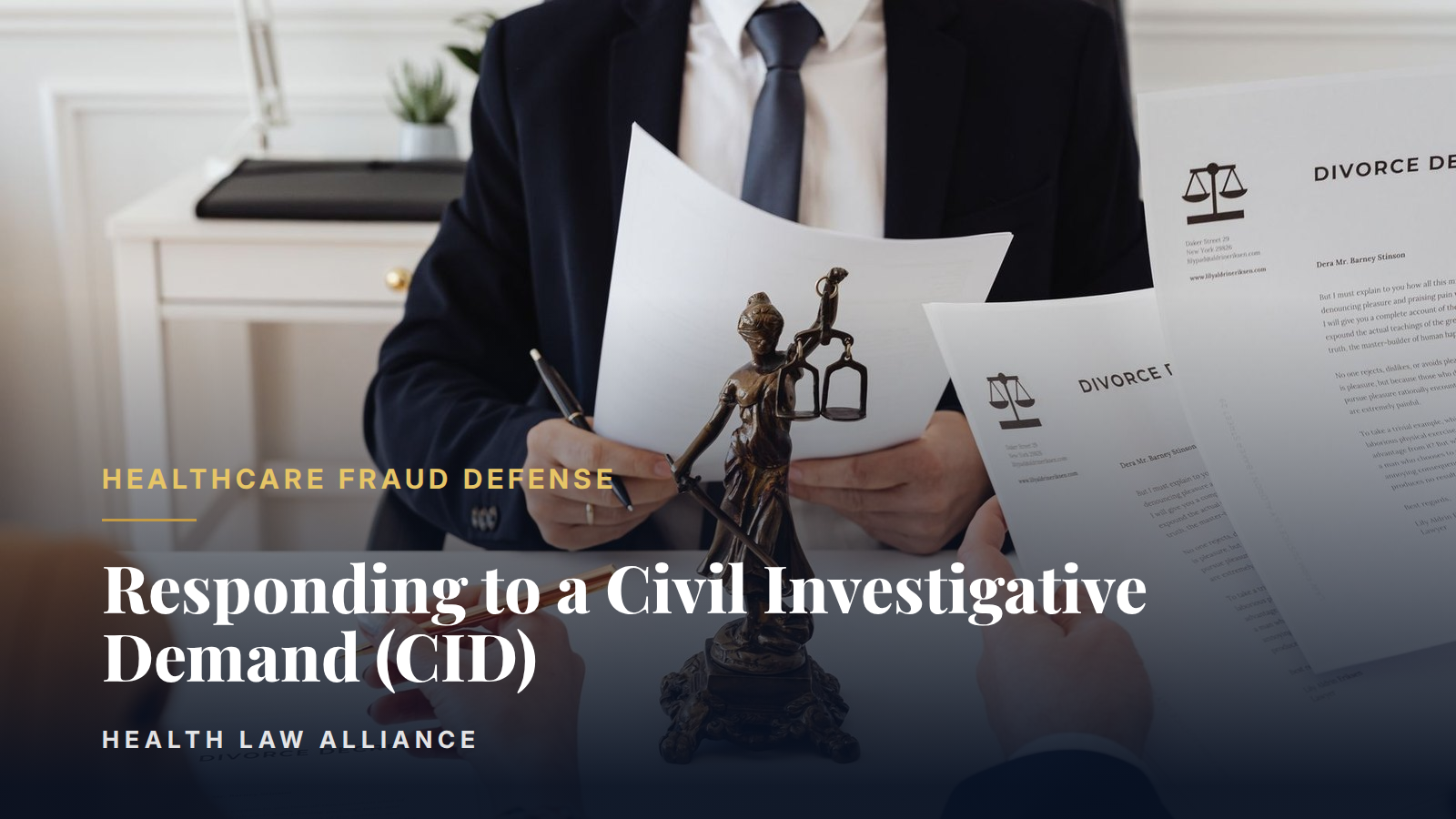 Responding to a Civil Investigative Demand (CID)