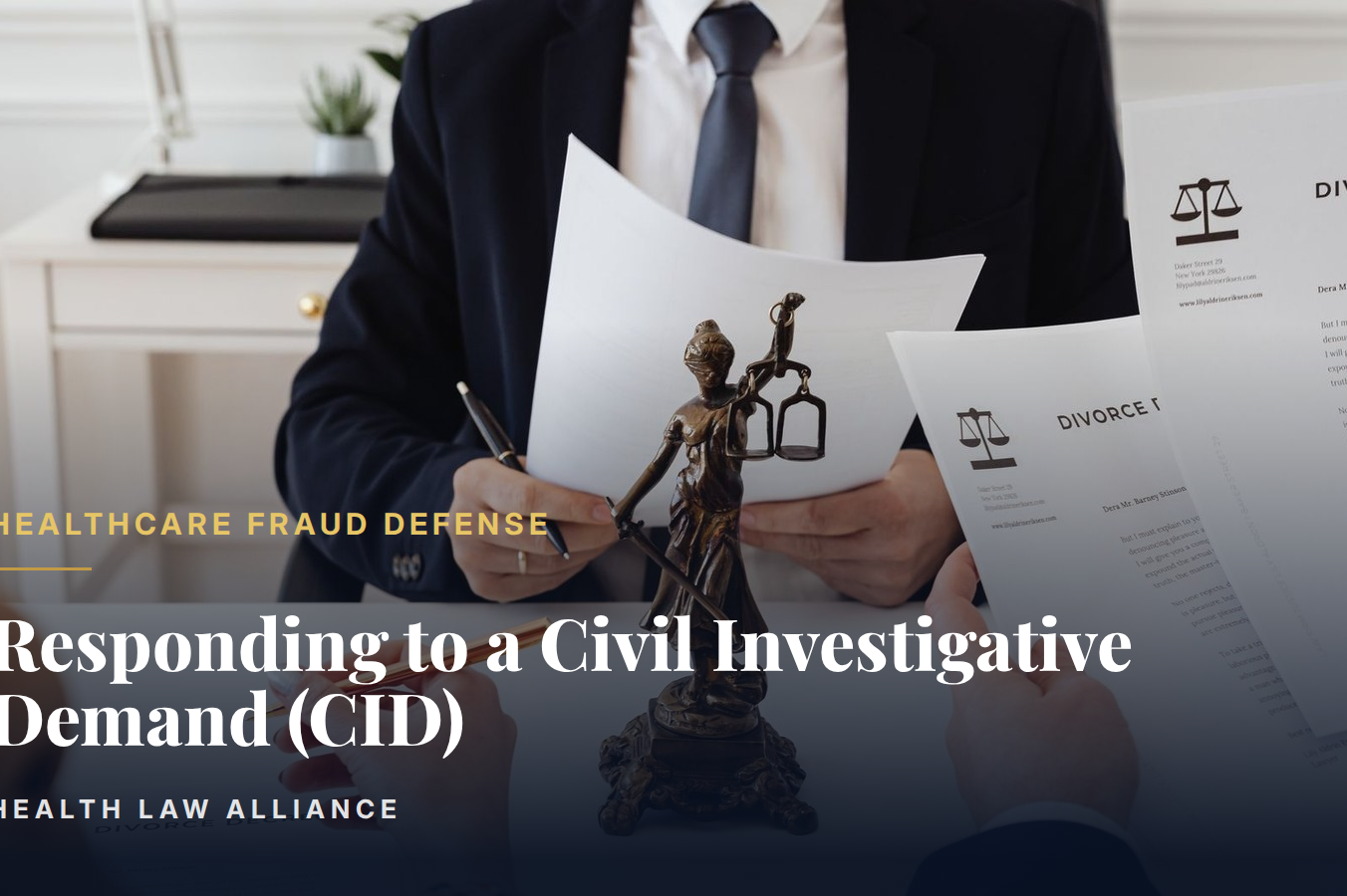 Responding to a Civil Investigative Demand (CID)
