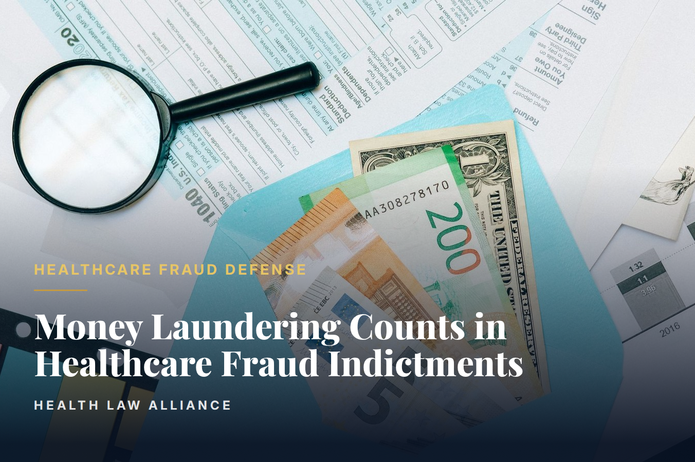 Money Laundering Counts in Healthcare Fraud Indictments