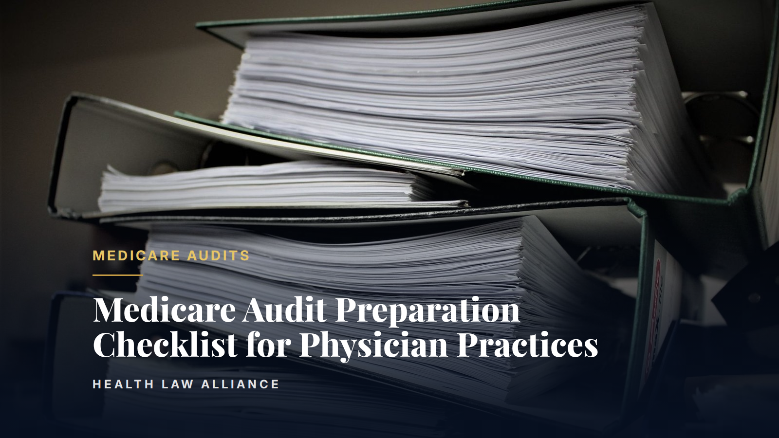 Medicare Audit Preparation Checklist for Physician Practices