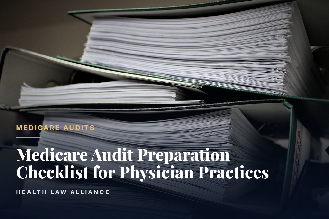 Medicare Audit Preparation Checklist for Physician Practices