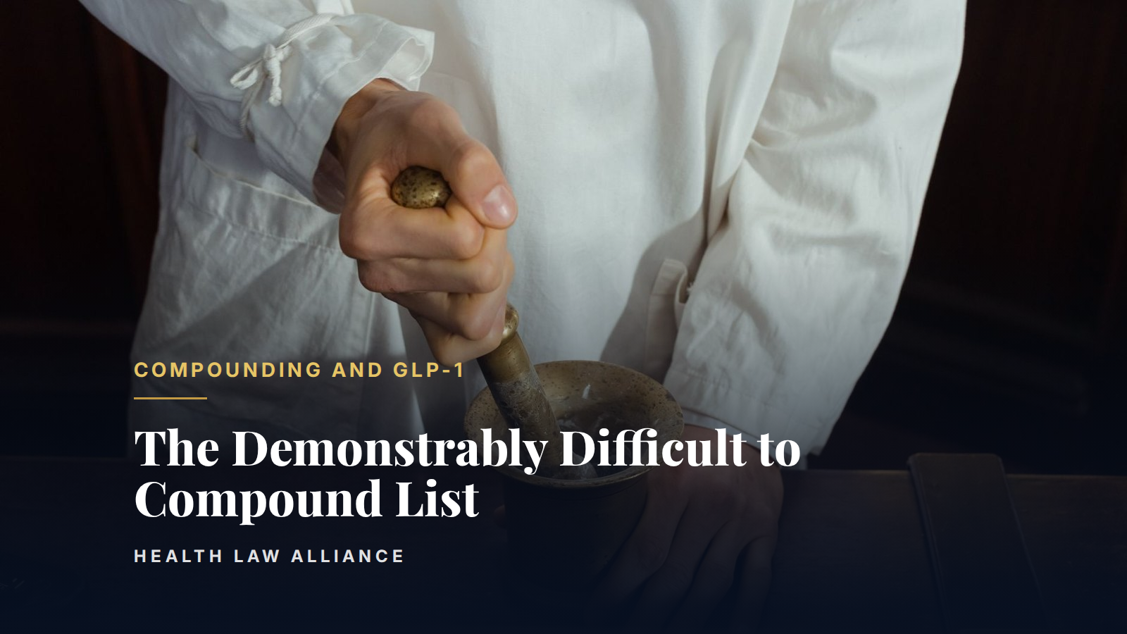 The Demonstrably Difficult to Compound List