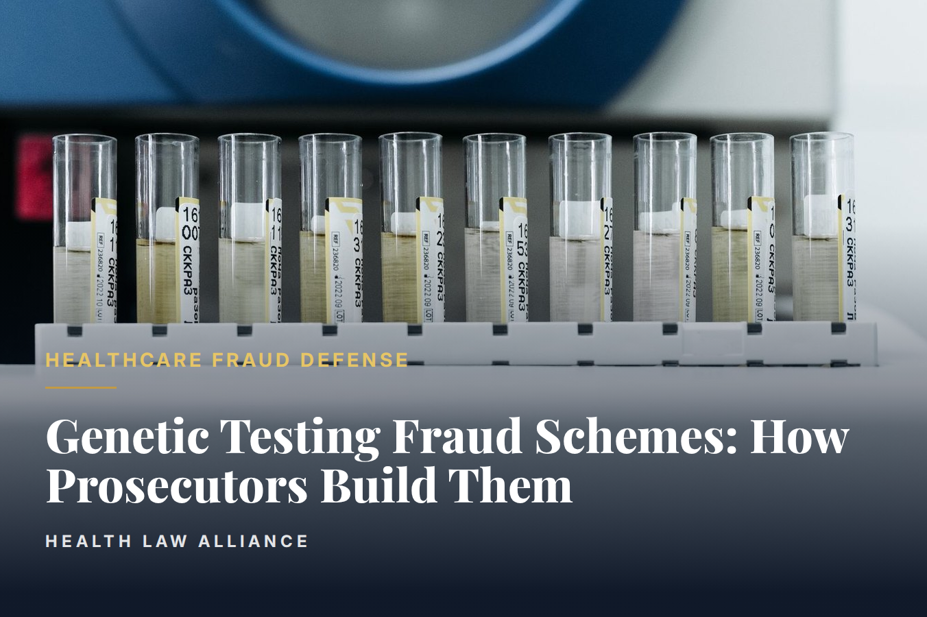 Genetic Testing Fraud Schemes: How Prosecutors Build Them