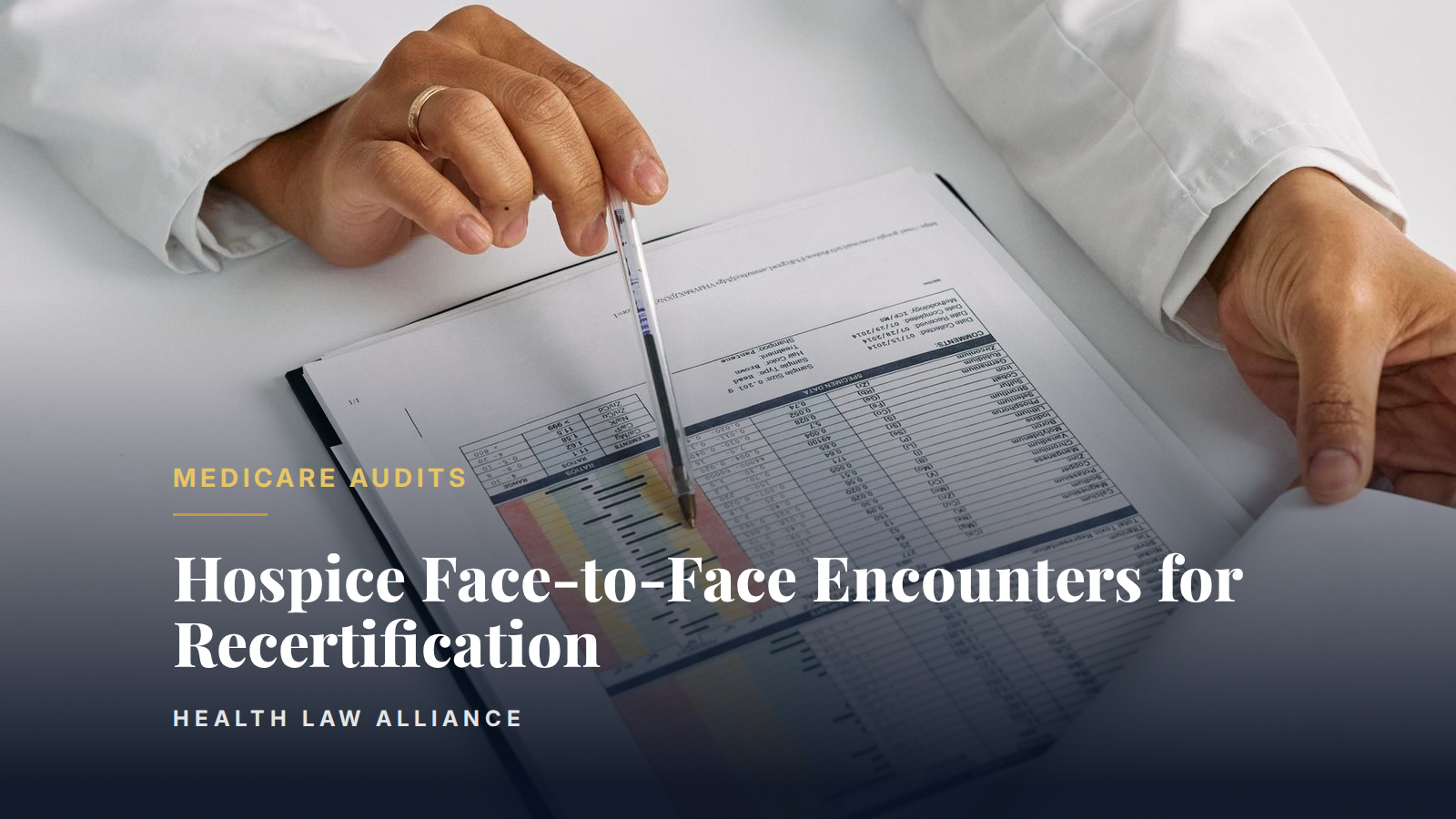 Hospice Face-to-Face Encounters for Recertification