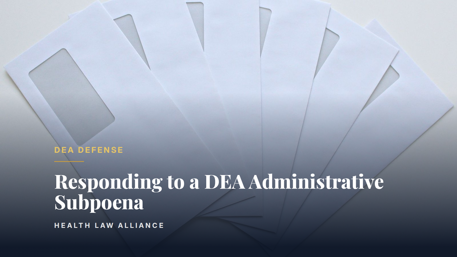 Responding to a DEA Administrative Subpoena