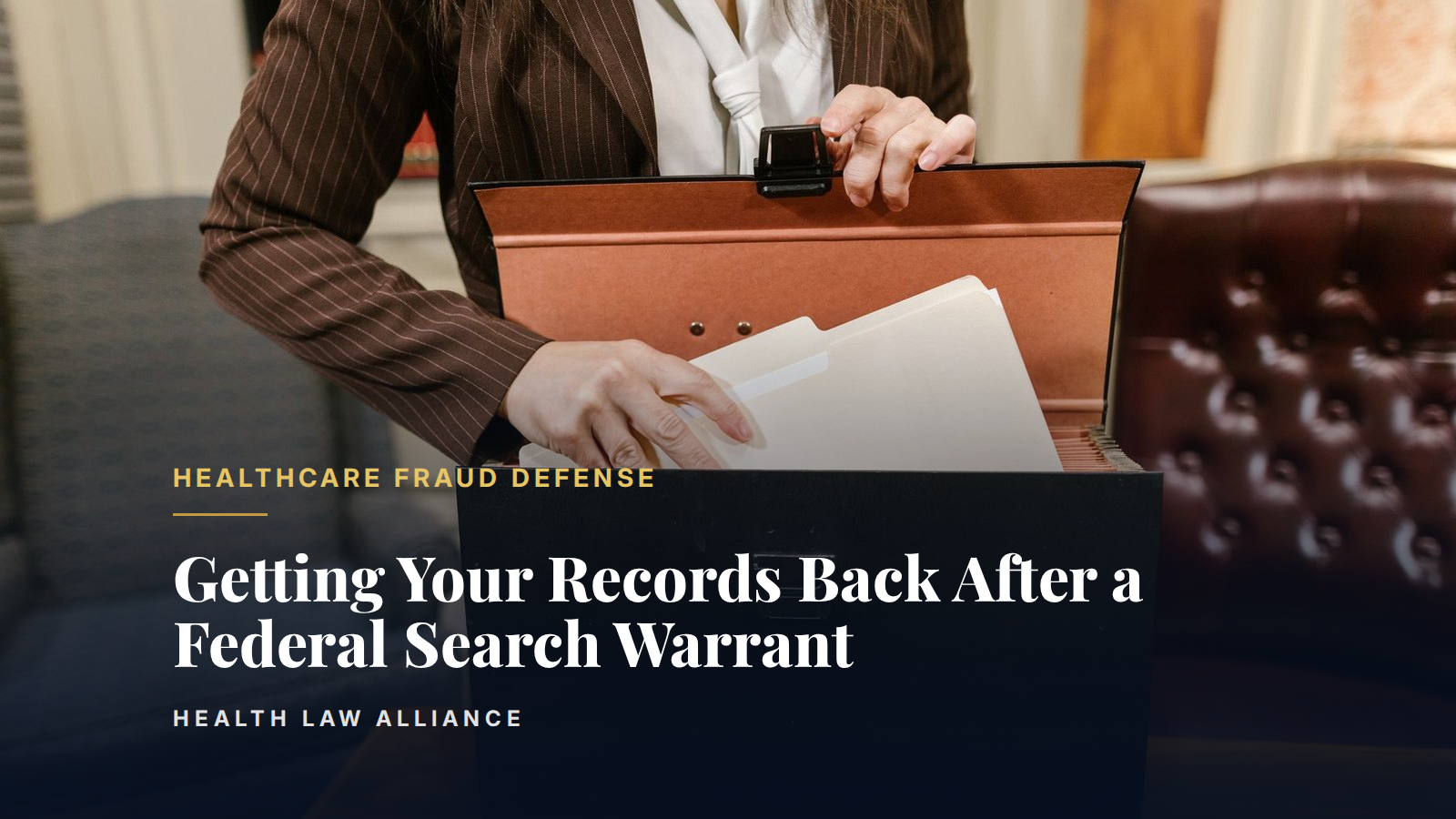 Getting Your Records Back After a Federal Search Warrant