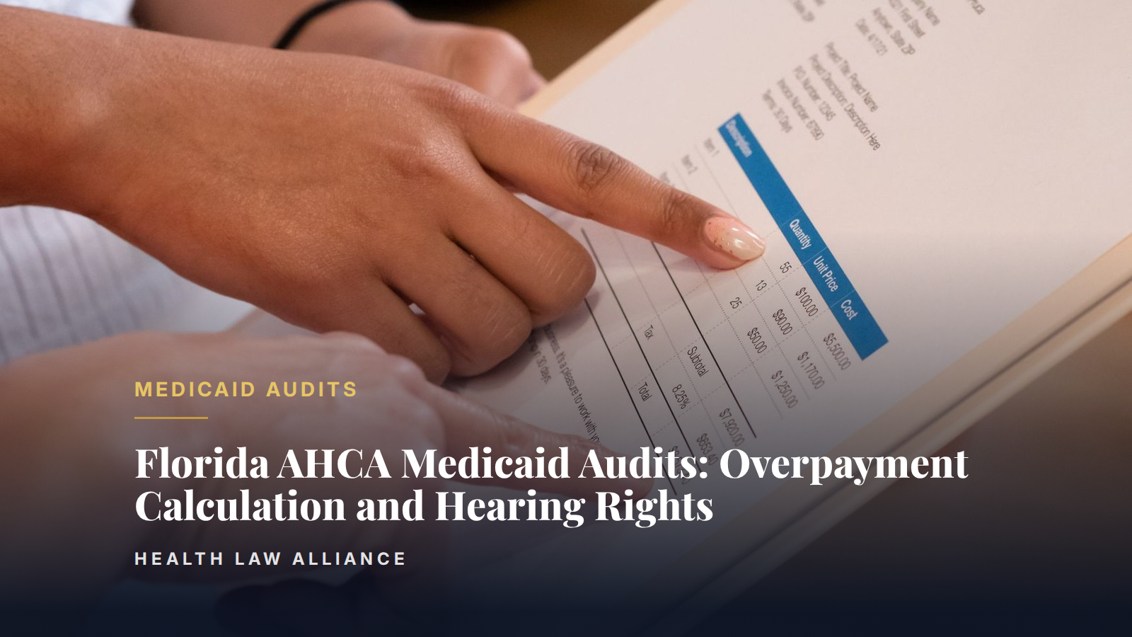 Florida AHCA Medicaid Audits: Overpayment Calculation and Hearing Rights