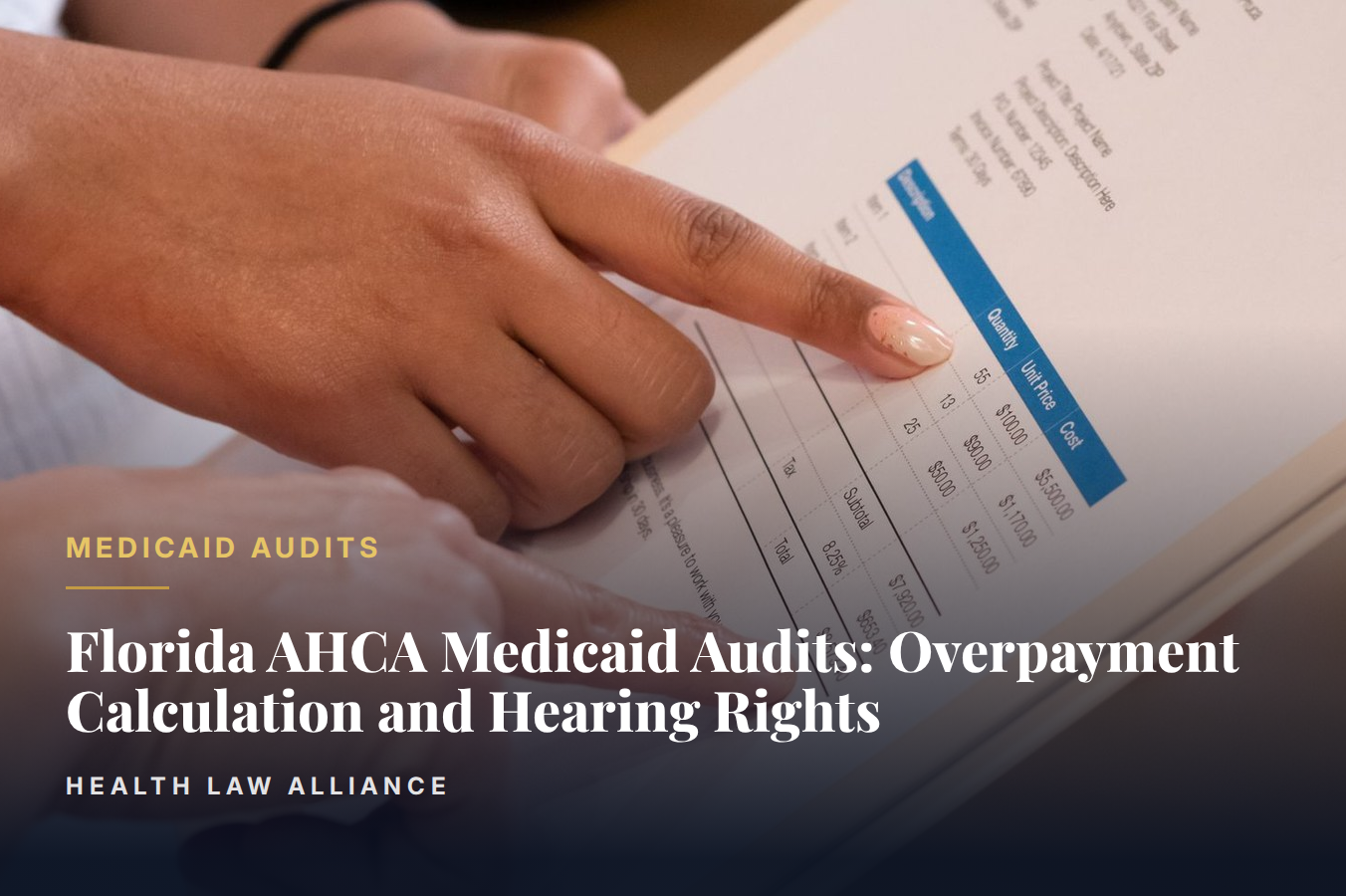 Florida AHCA Medicaid Audits: Overpayment Calculation and Hearing Rights