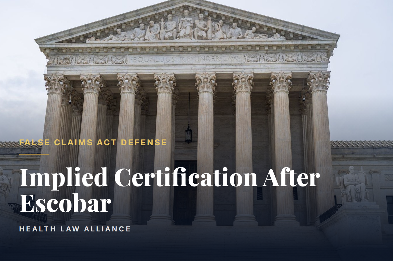 Implied Certification After Escobar