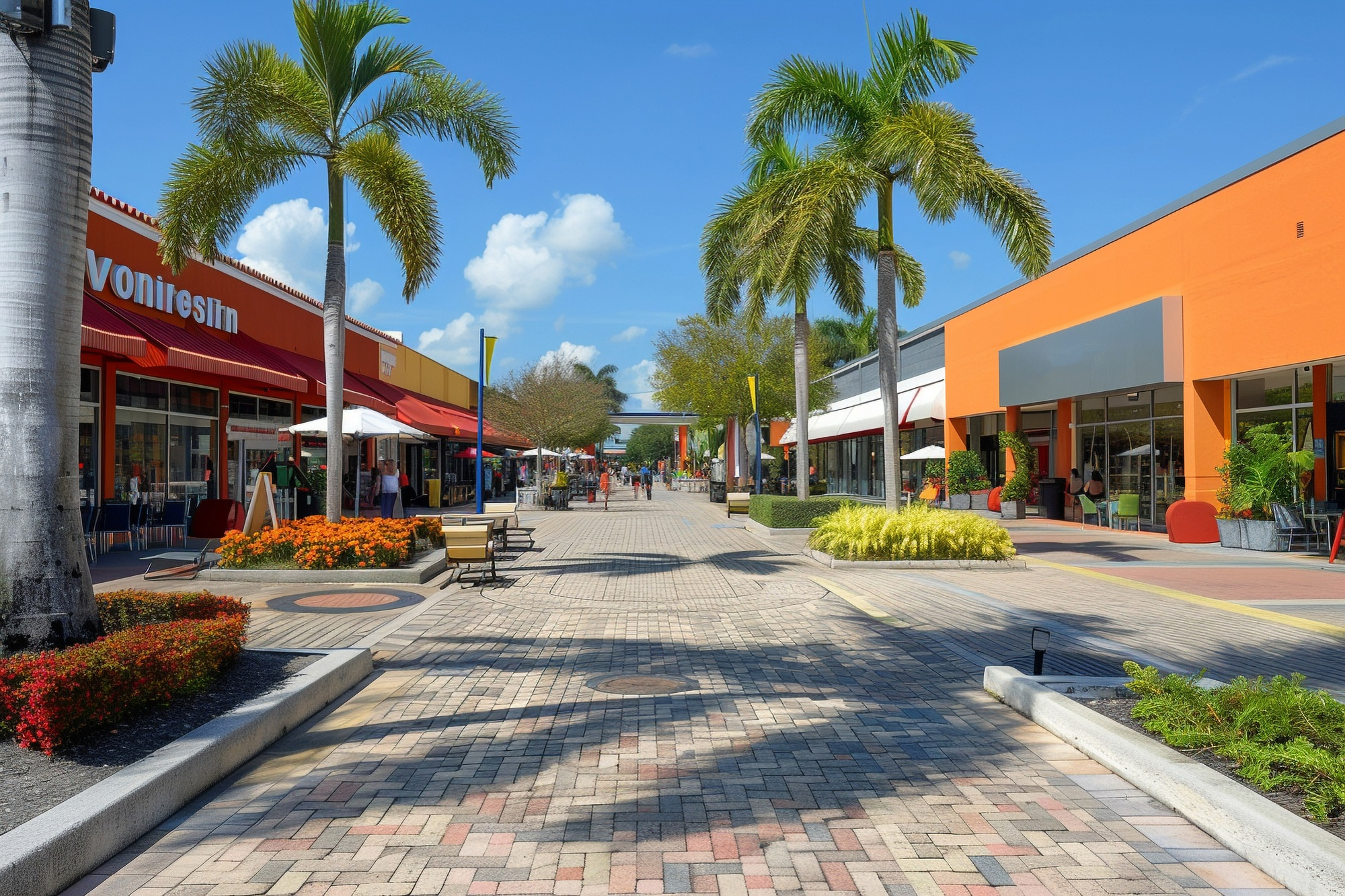 Strip mall