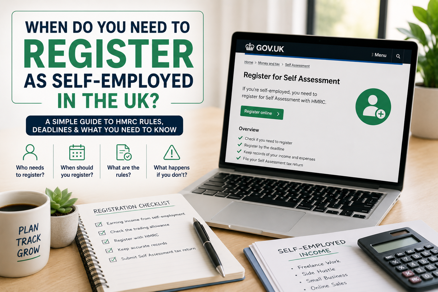 When Do You Need to Register as Self-Employed in the UK?