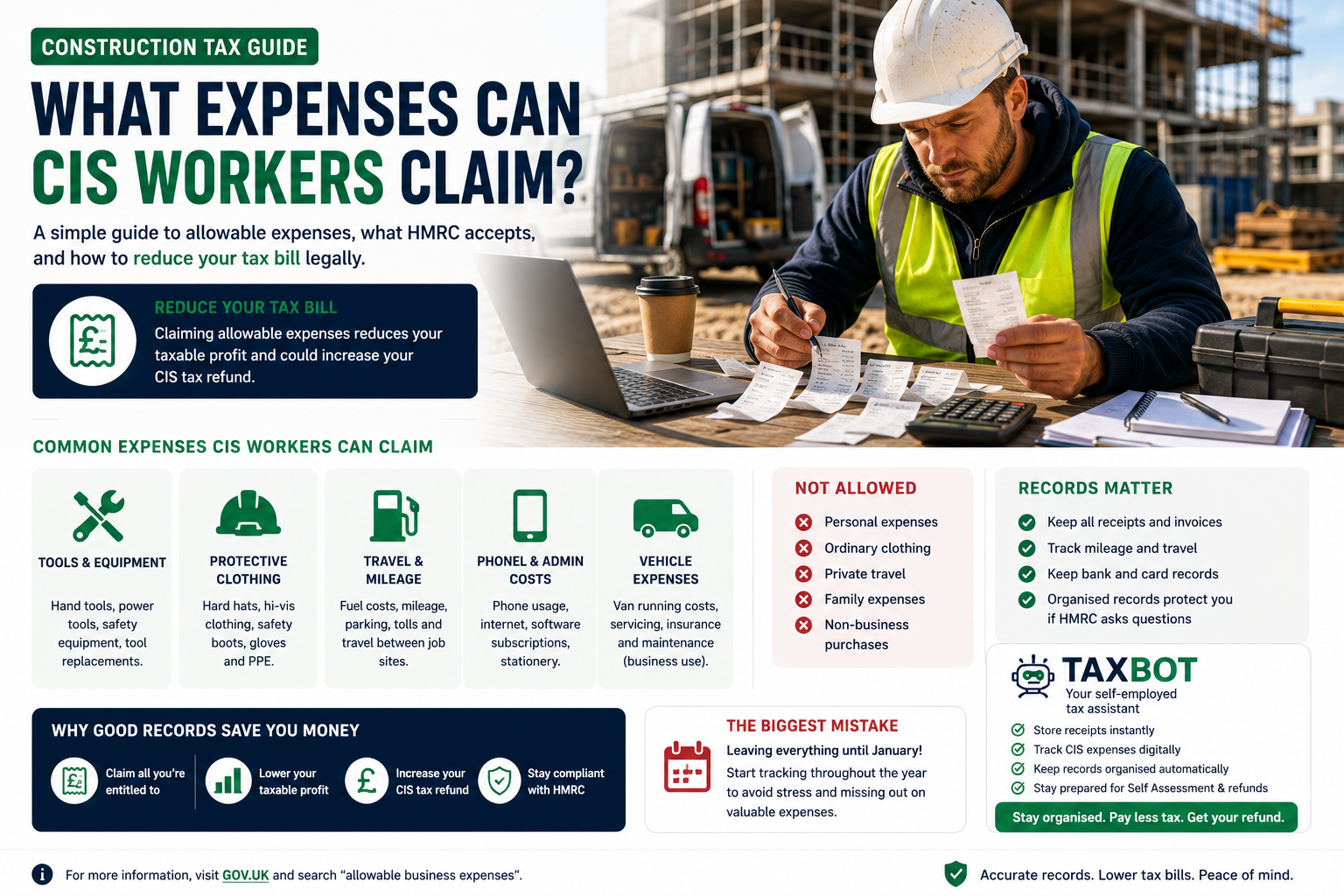 What Expenses Can CIS Workers Claim? 