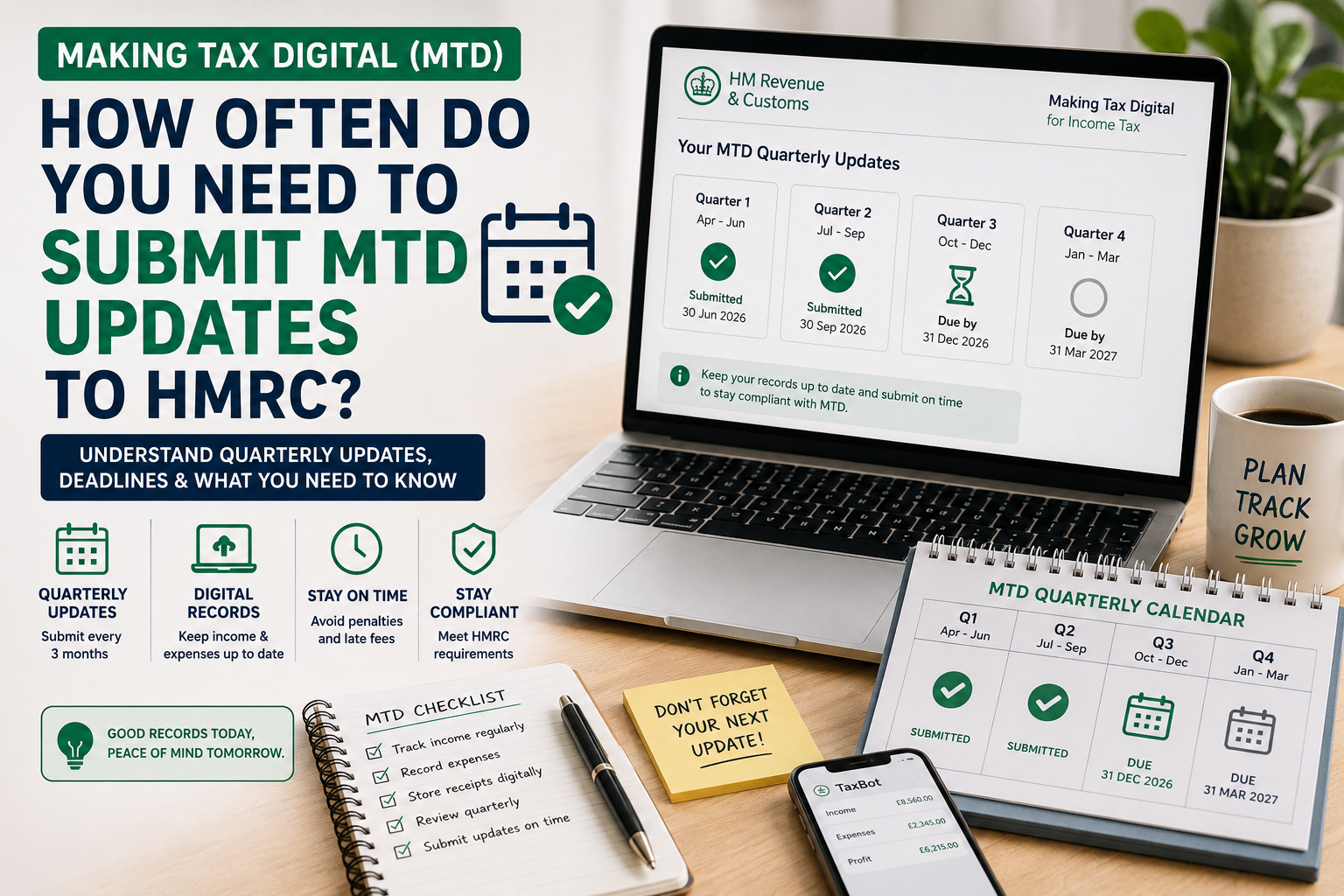 How Often Do You Need to Submit MTD Updates to HMRC?