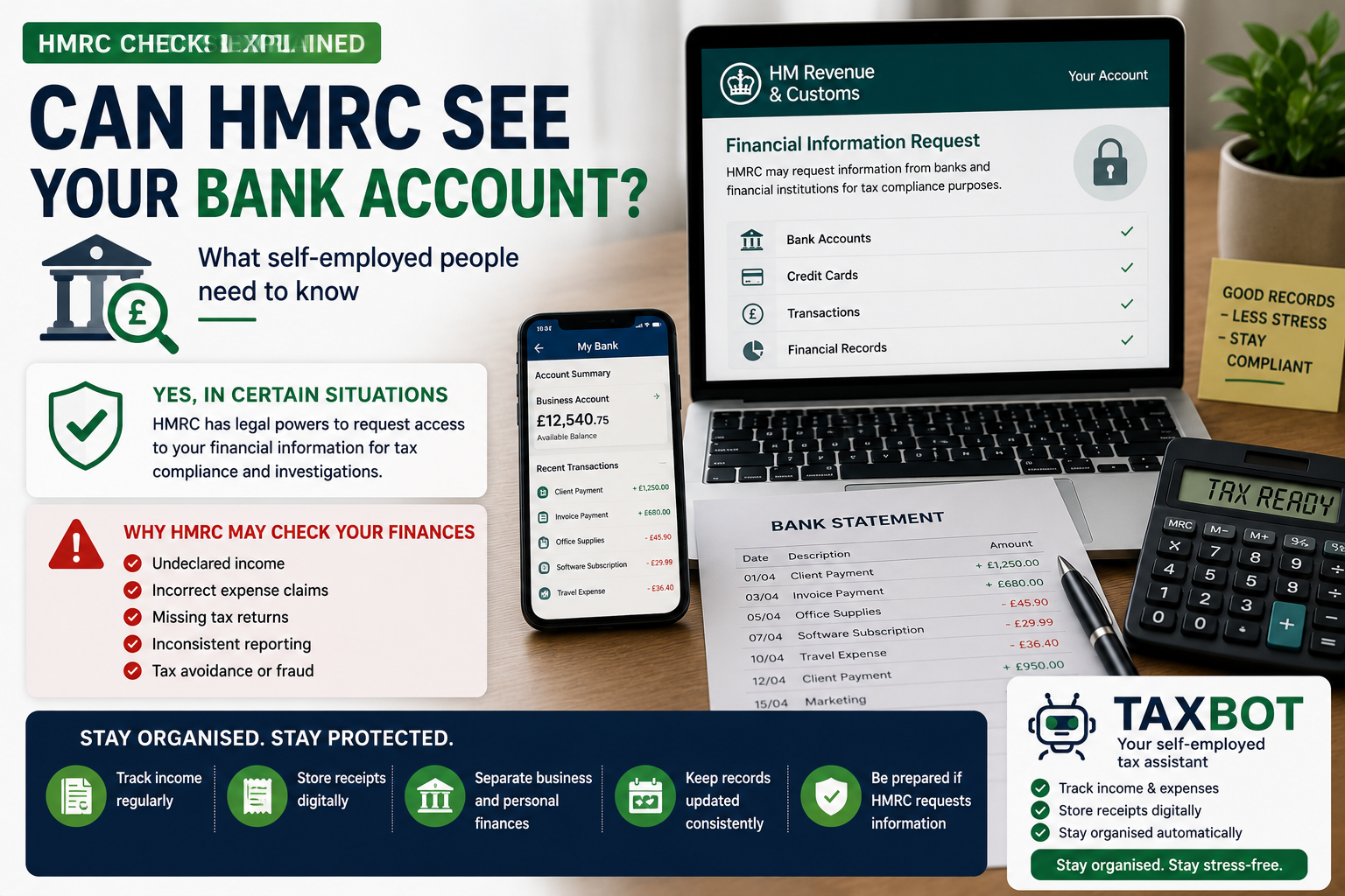 Can HMRC See Your Bank Account? (What Self-Employed People Need to Know)