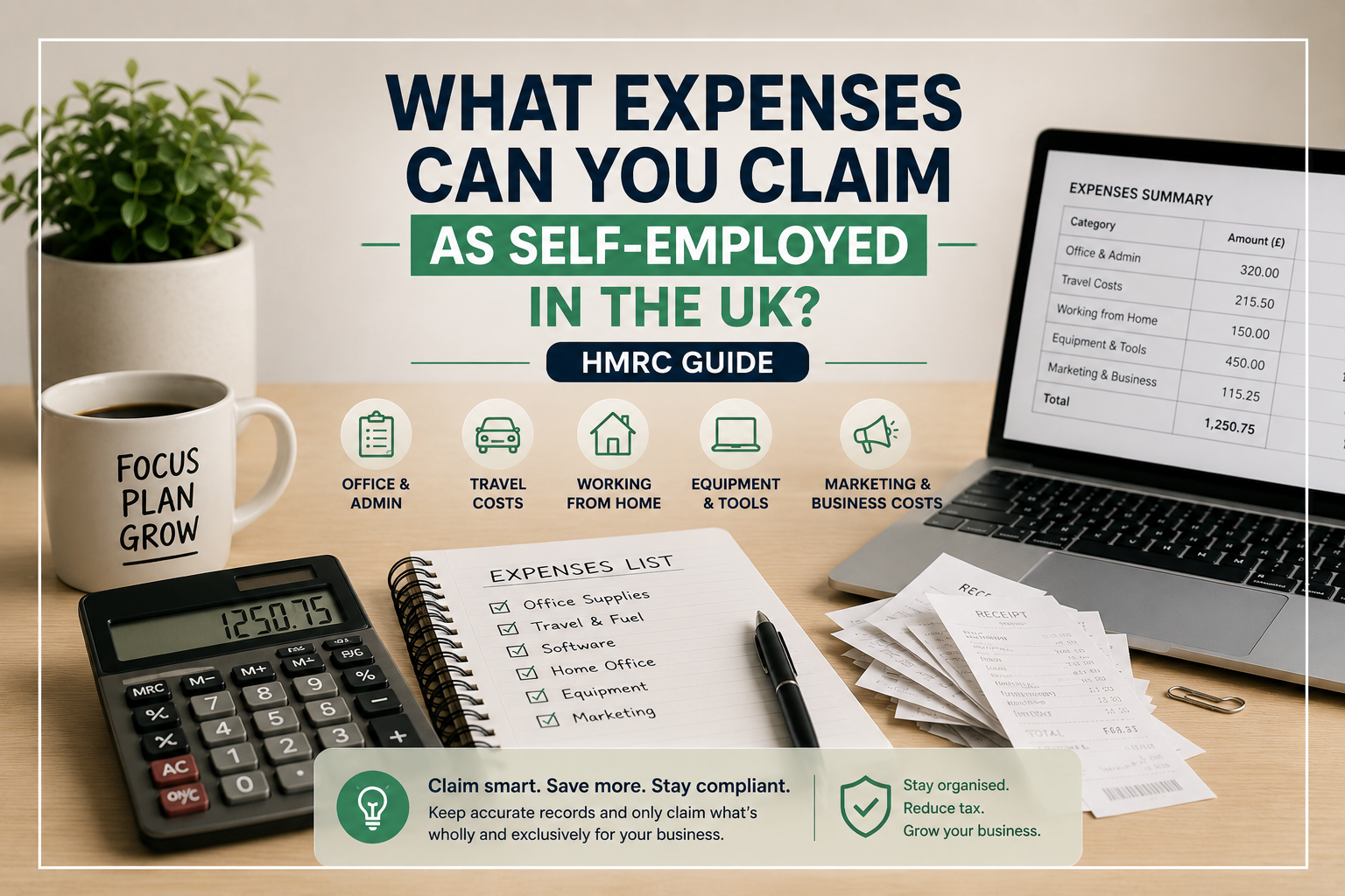 What Expenses Can You Claim as Self-Employed in the UK? (HMRC Guide)