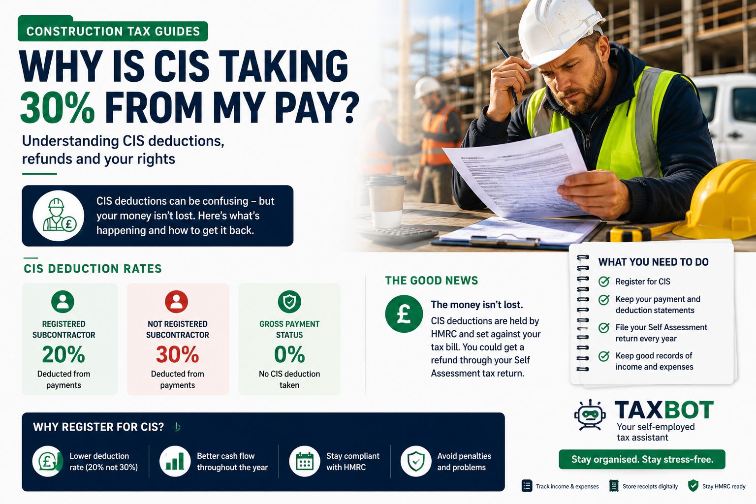What Are CIS Deductions? A Plain-English Guide for Subcontractors