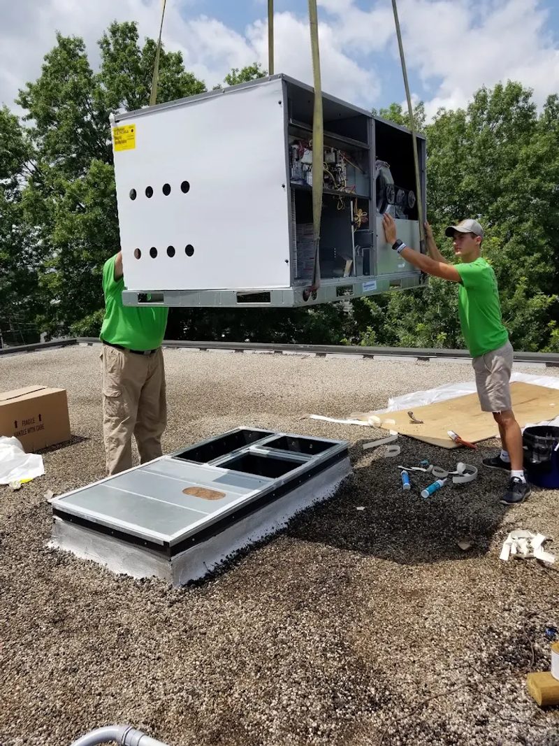 Watson Heating + Cooling commercial HVAC project in progress