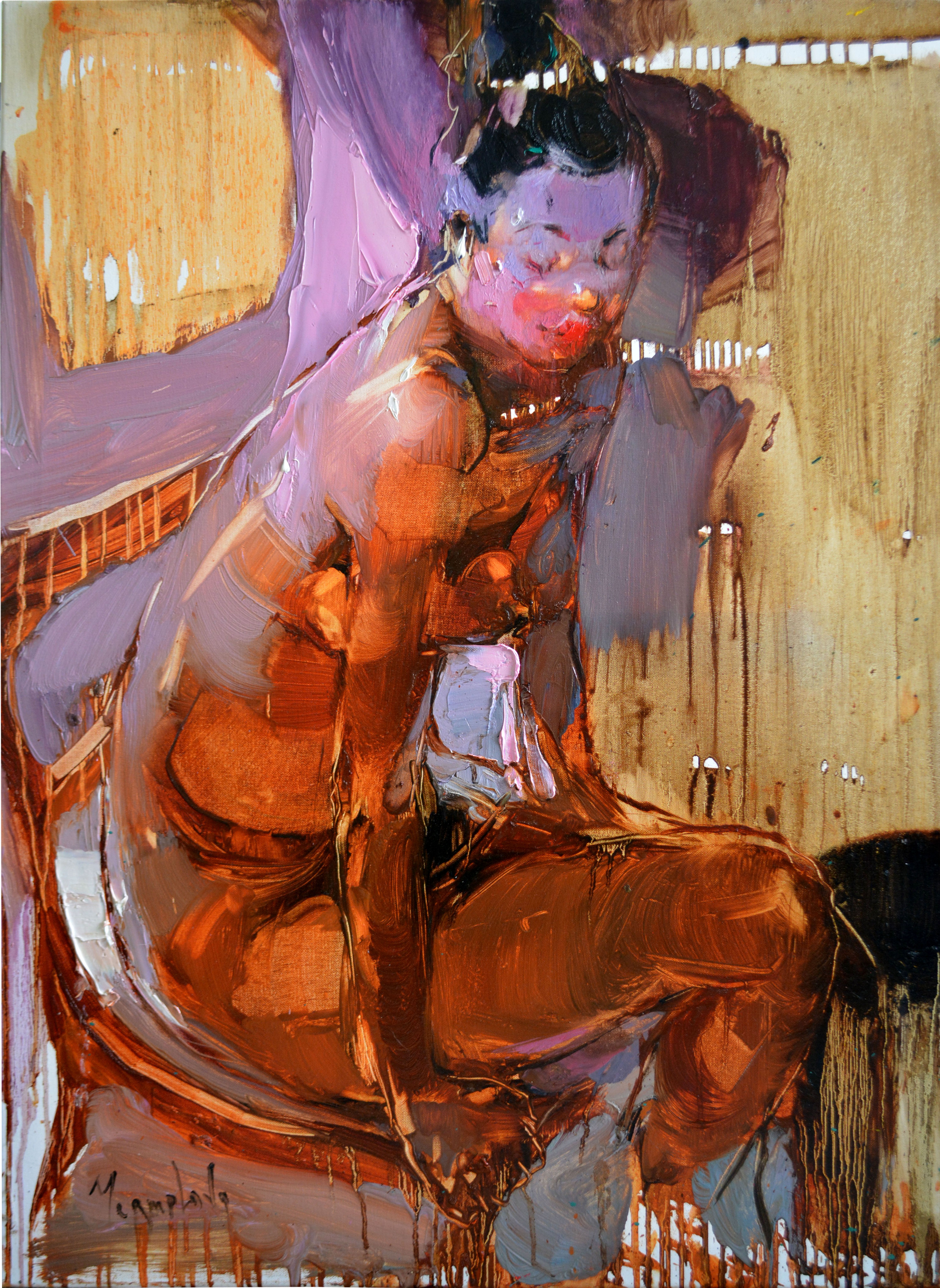 Contemporary impressionist painting by Iryna Yermolova