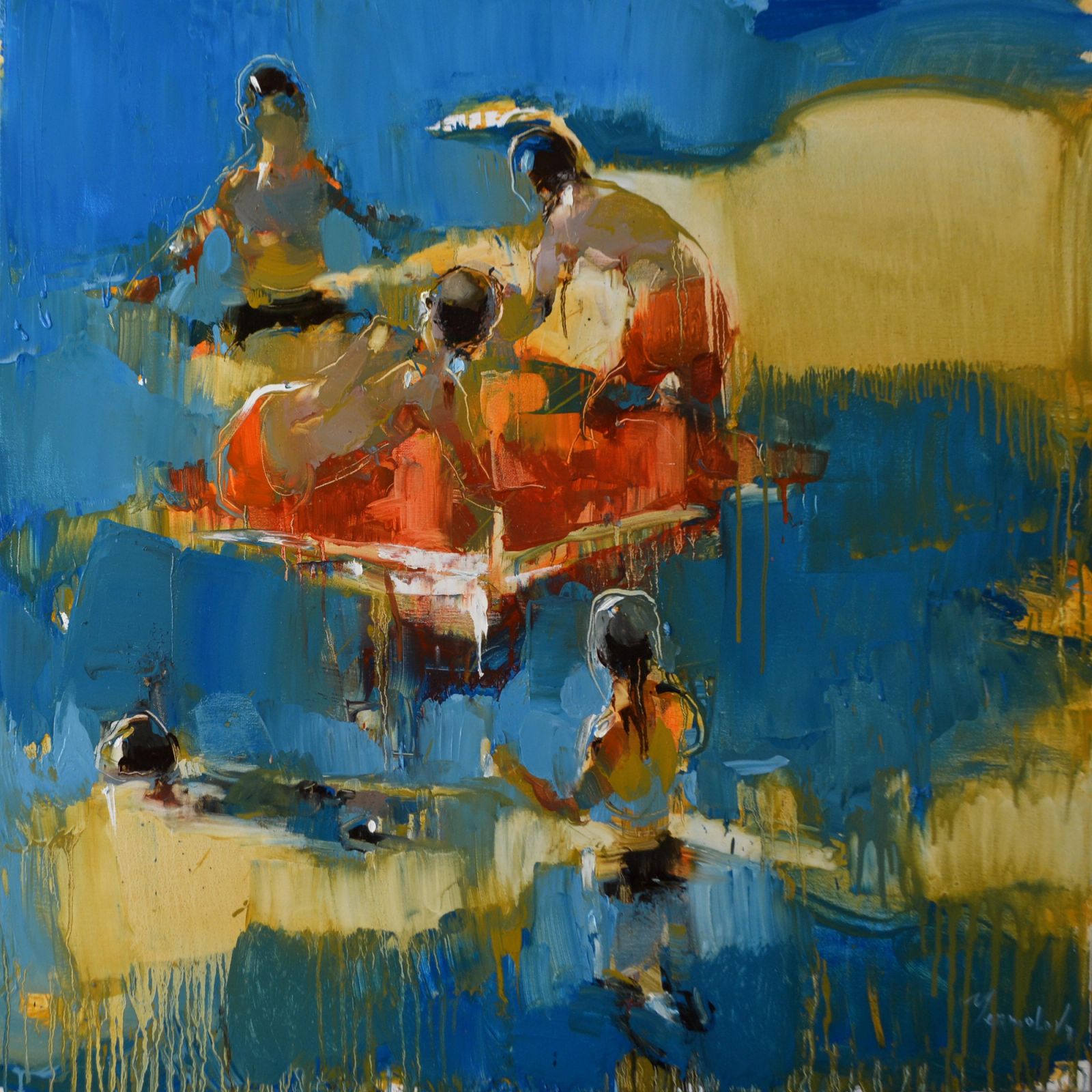Contemporary impressionist painting by Iryna Yermolova