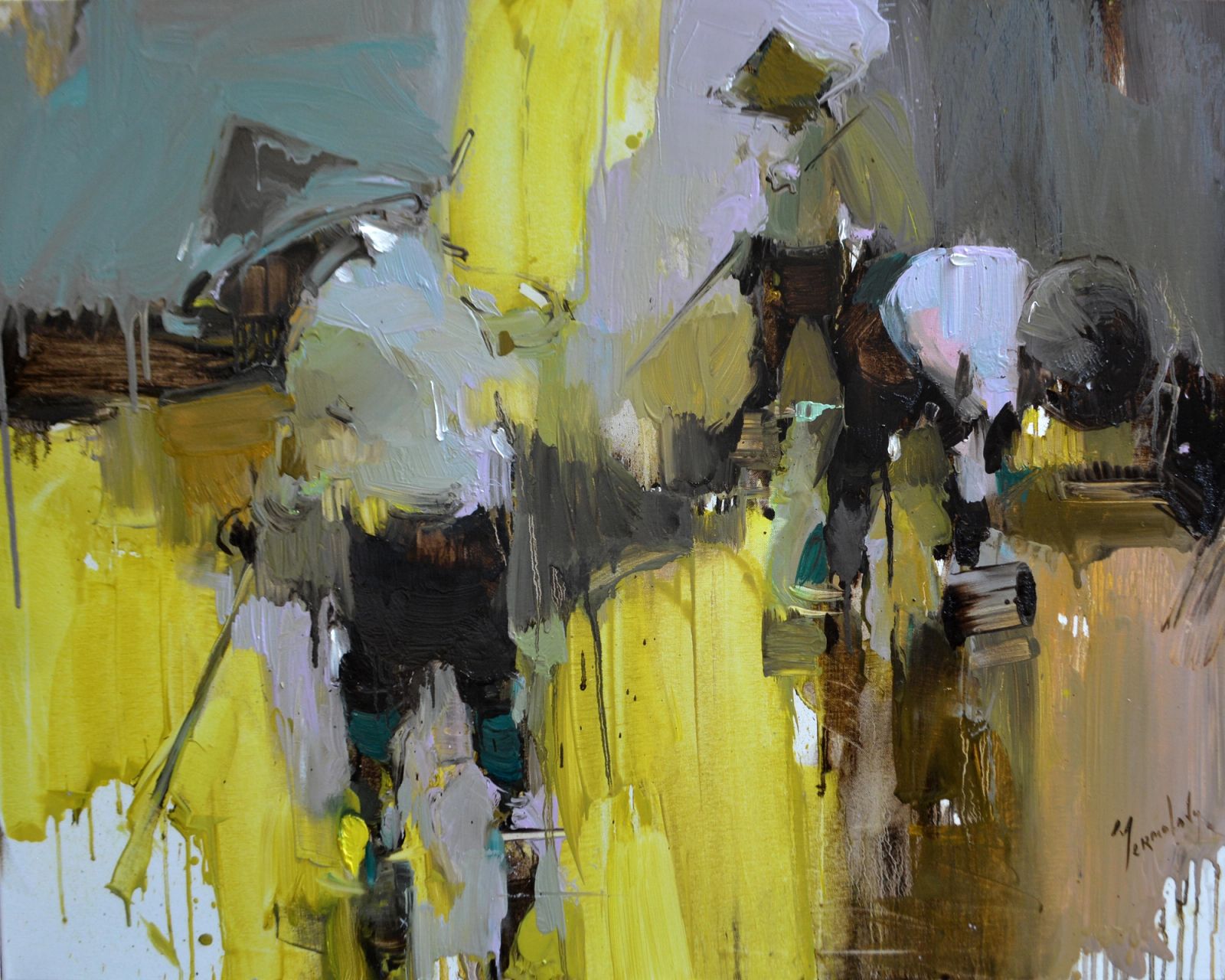 Rice fields by Iryna Yermolova