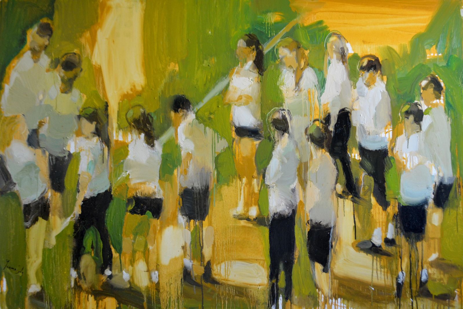 Contemporary impressionist painting by Iryna Yermolova
