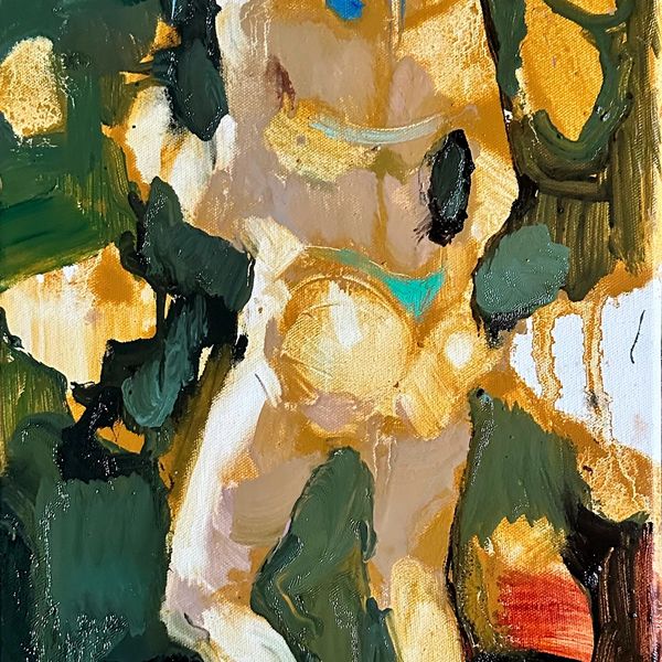 Poolside sketch 1 by Iryna Yermolova