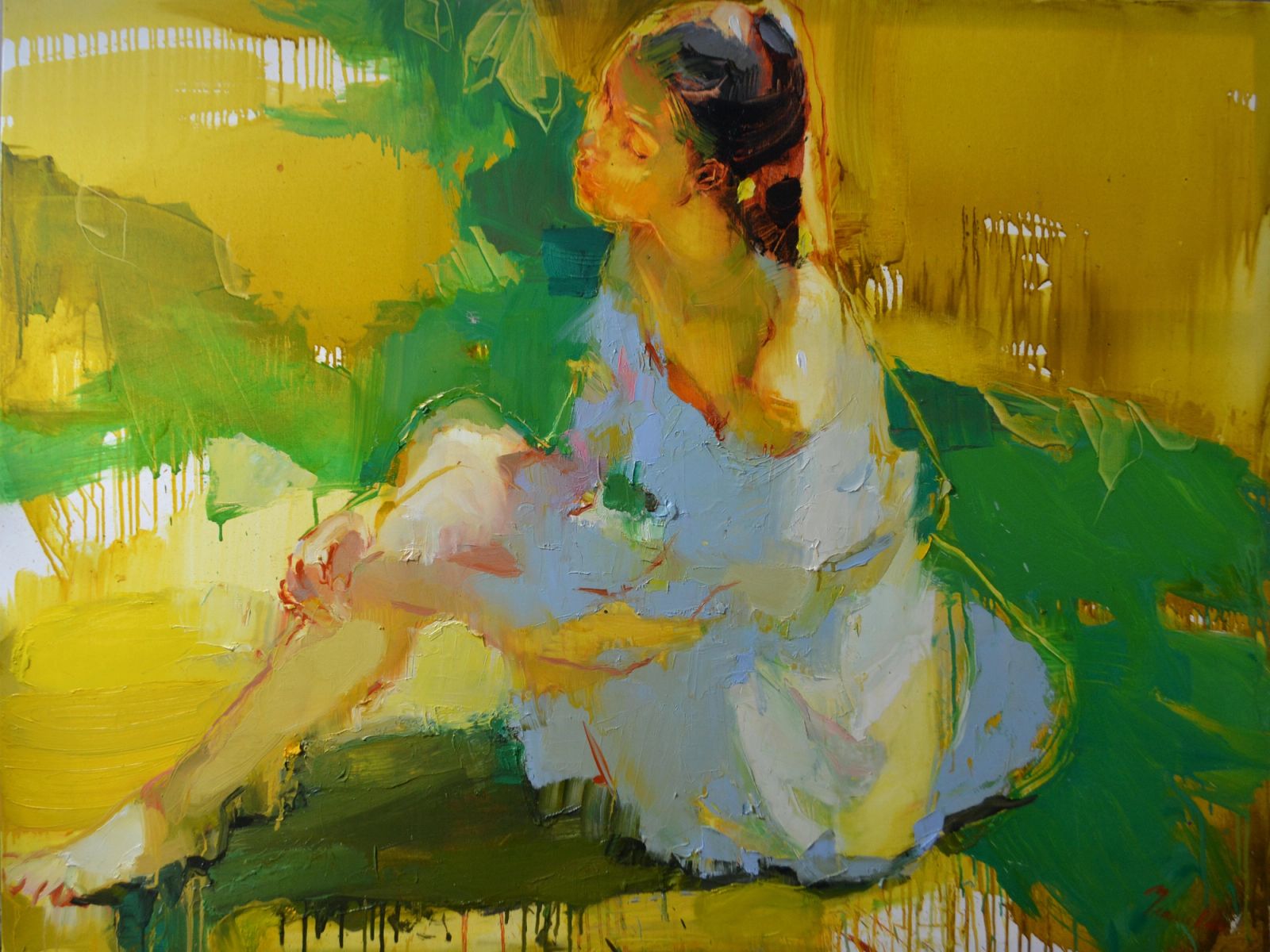 Contemporary impressionist painting by Iryna Yermolova