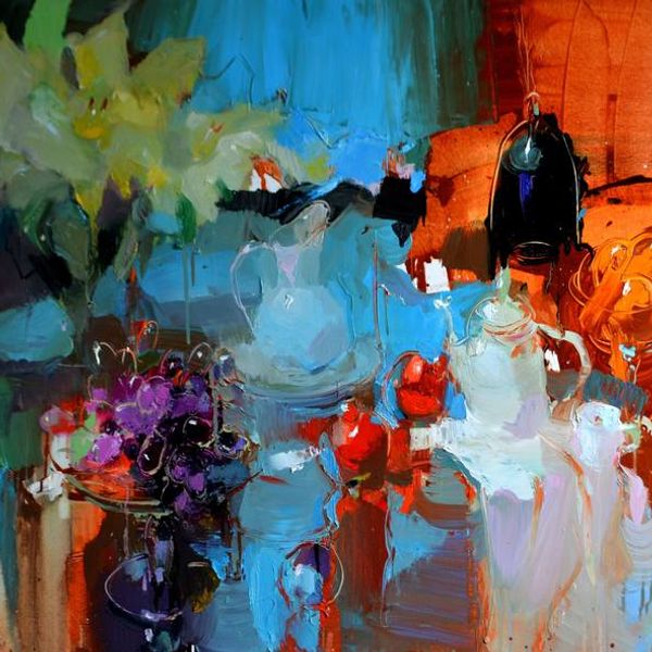 oil on canvas, Undone, Iryna Yermolova
