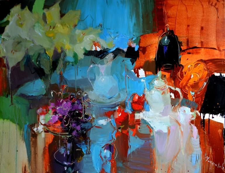 oil on canvas, Undone, Iryna Yermolova